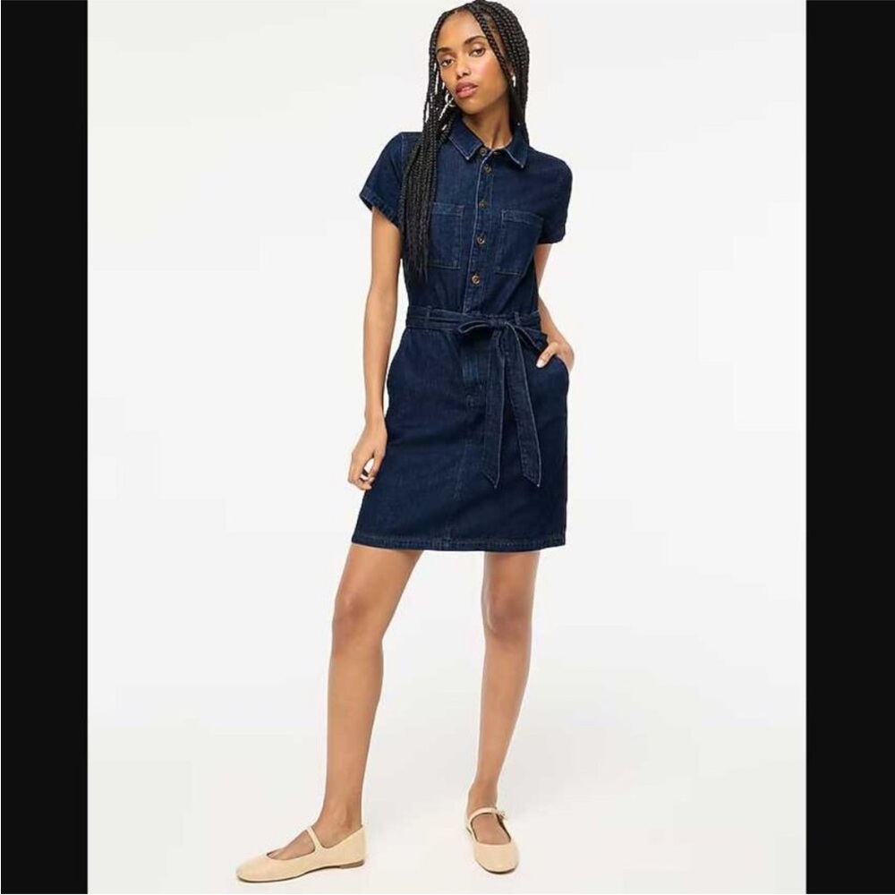 J. Crew Denim mini dress